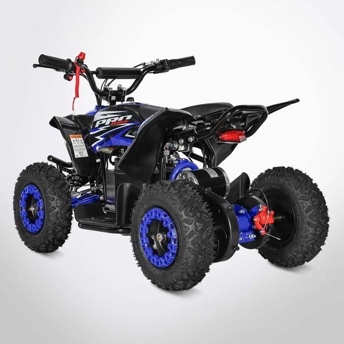 Quad de bolsillo TIRAX de 800 W - Mini quad eléctrico de 800 W para niños - Azul