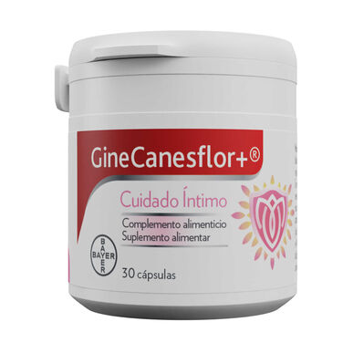 Ginecanesflor Complemento alimenticio para el cuidado íntimo femenino, 30 cápsulas.
