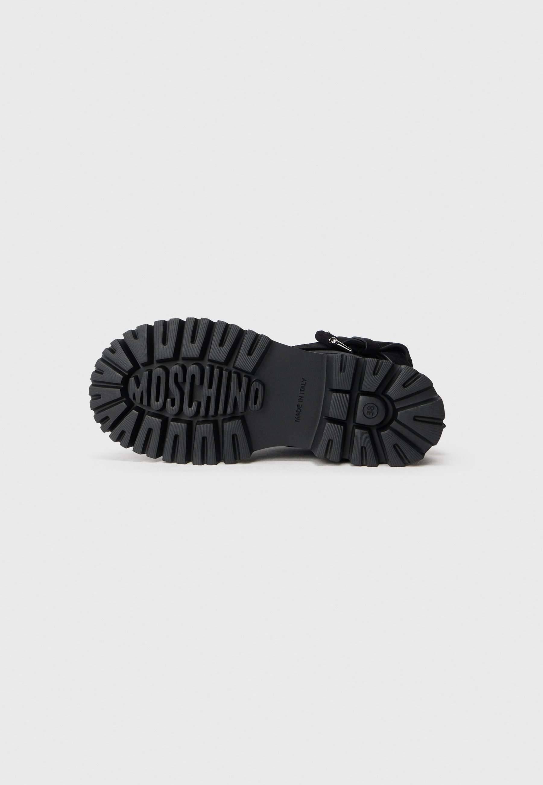 Stivaletto da cowboy/biker MOSCHINO - nero/ecru