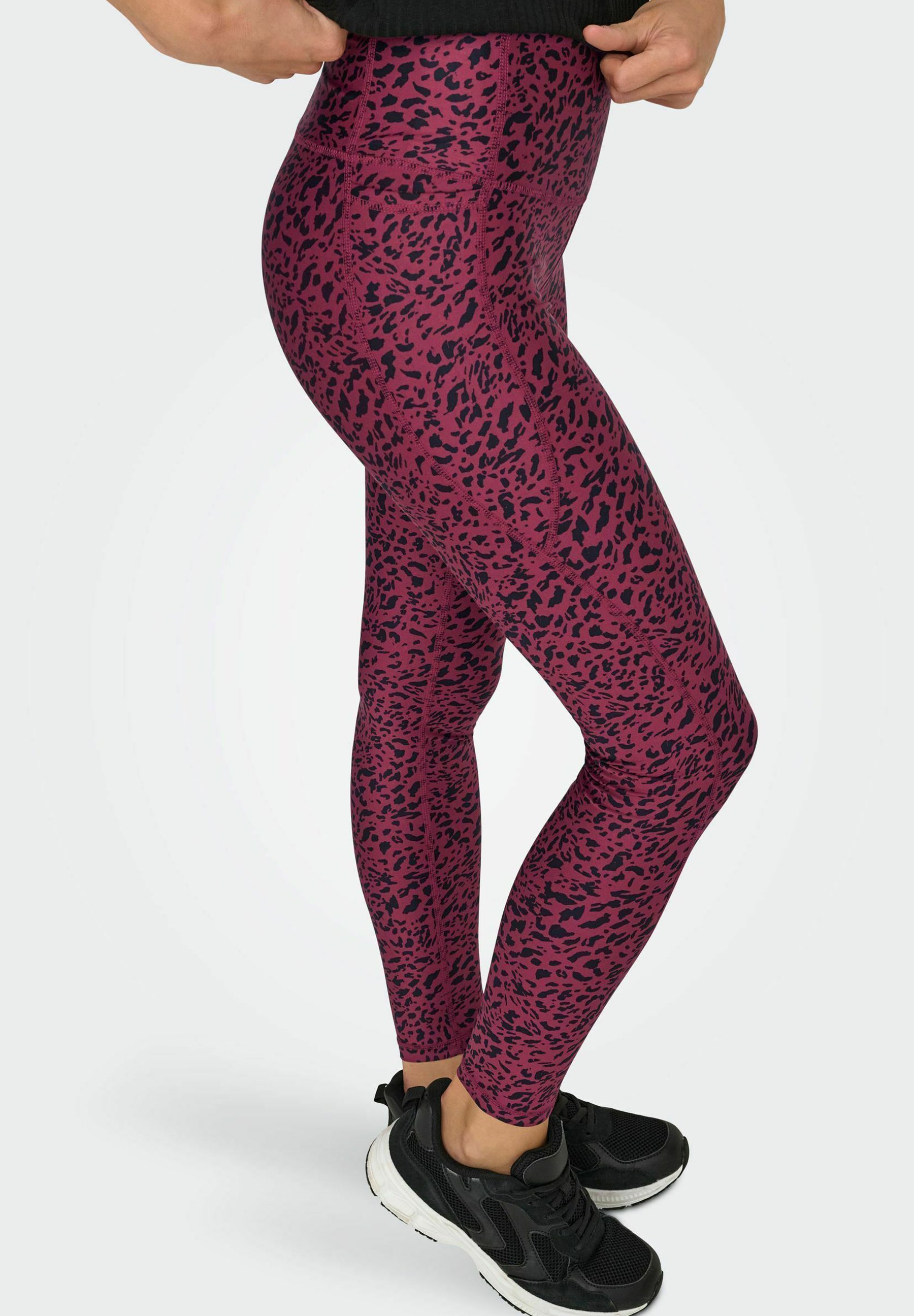 ALLEEN Play ONPRYA-1-ALMA - Leggings - rododendron