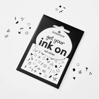 „Essence Get Your Ink On“ nagų lipdukas su tatuiruotės efektu, 1 vnt., 1 vnt.
