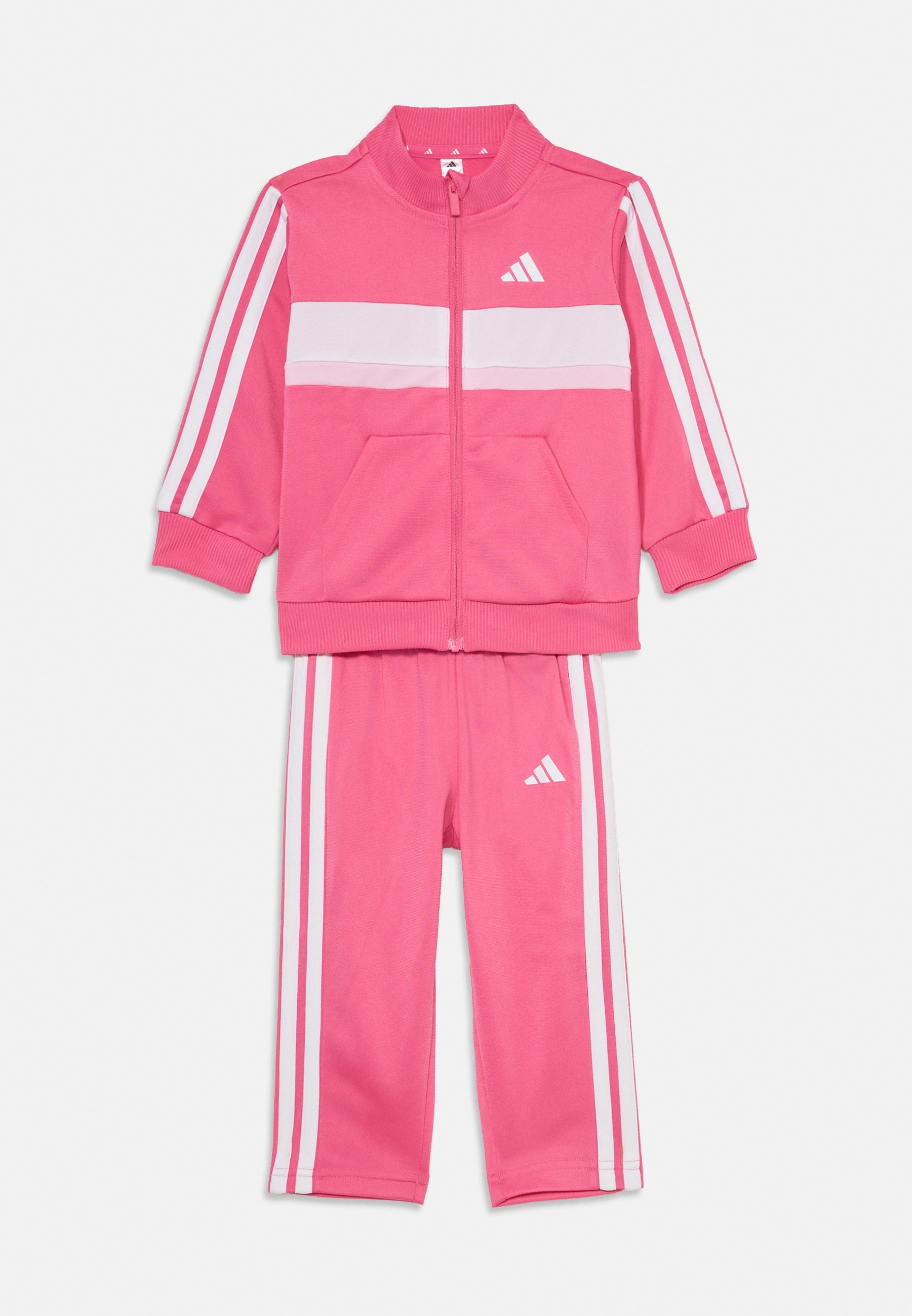 adidas Performance TIBERIO UNISEX BABYSET - Trainingspak - roze fusion/transparant roze/wit