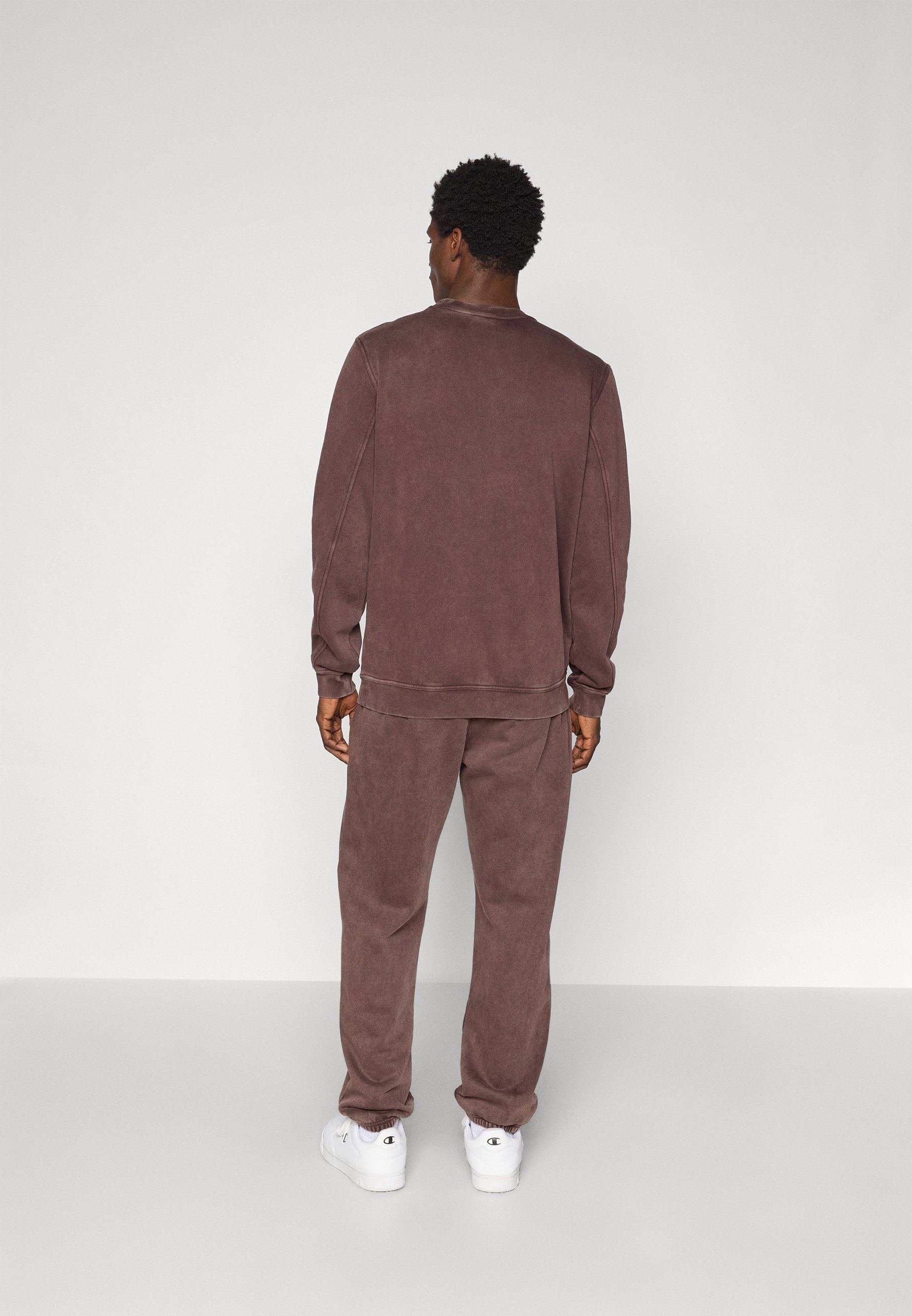 Champion ICONS CUFF PANTS - Spodnie dresowe - bordowe