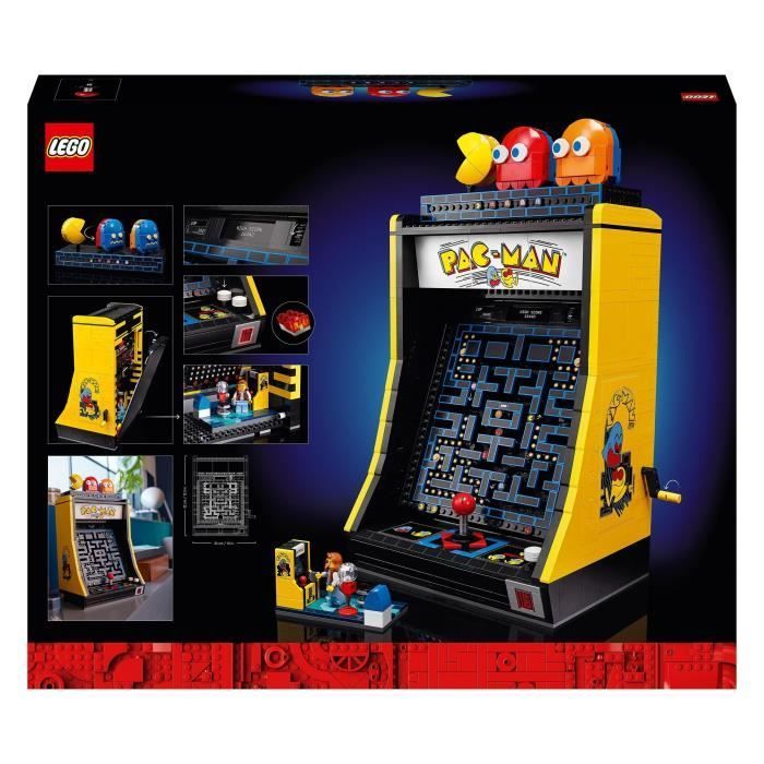 LEGO 10323 Exclu Cdiscount Icons Jeu d’Arcade PAC-MAN, Maquette pour Adultes à Construire, Machine de Jeu avec des Personnages