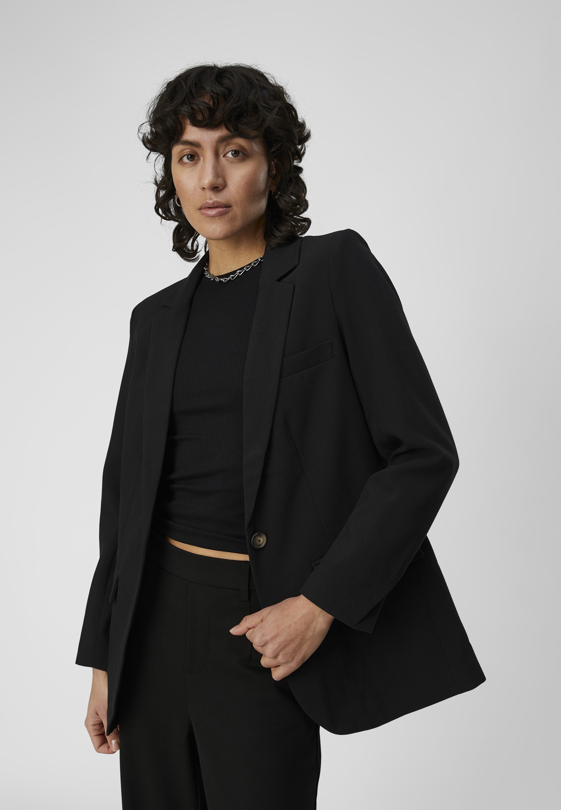 Object Blazer - zwart