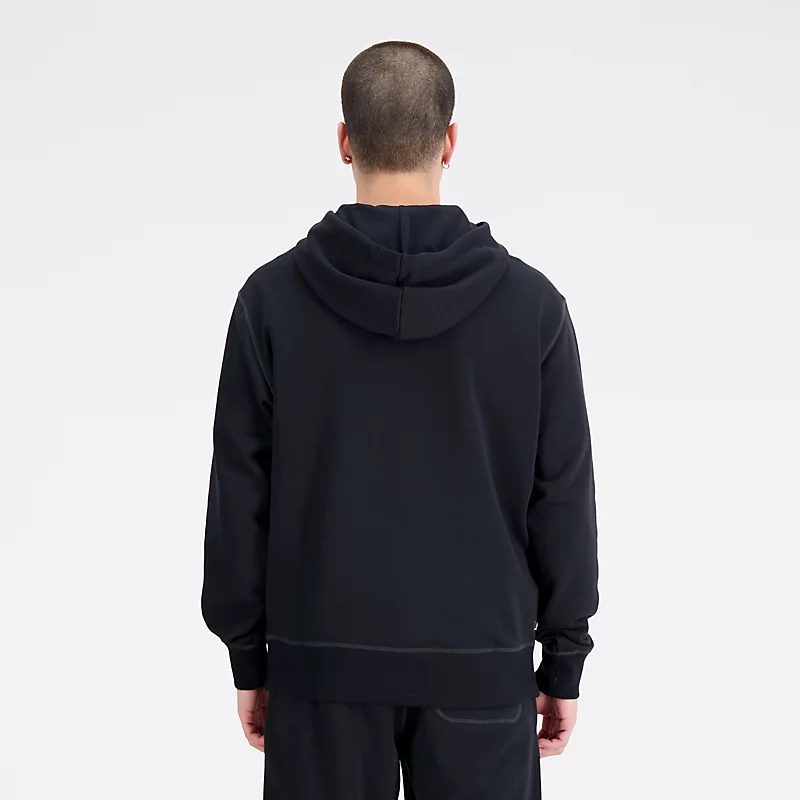 Męska bluza z kapturem NB Essentials – CZARNY