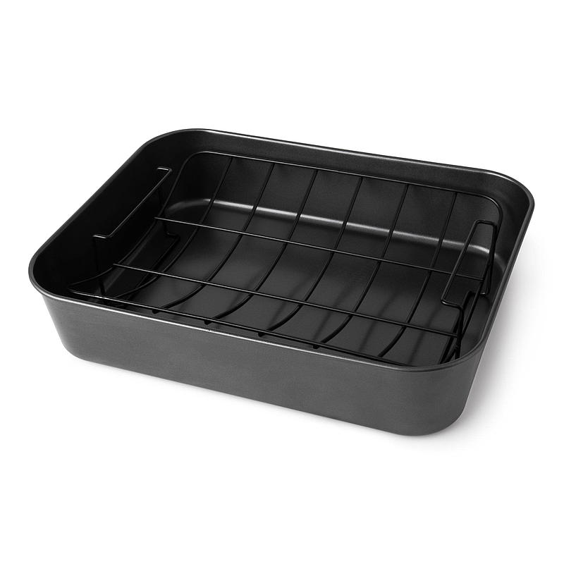Plato de costillas Cuisine Selected de 41,5 x 31,5 x 9 cm con revestimiento antiadherente.