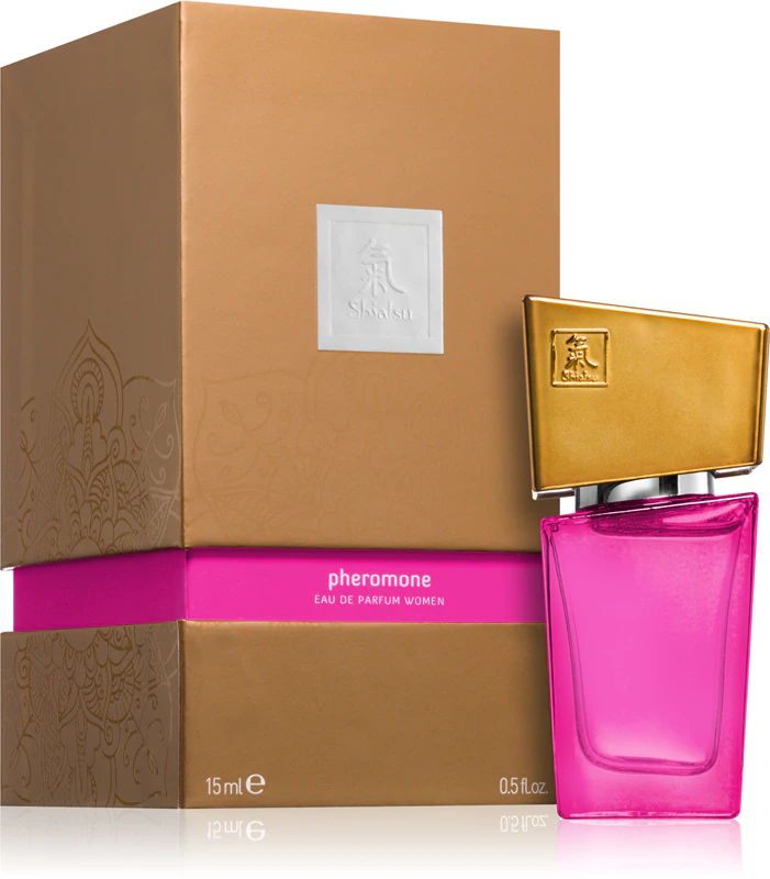 Perfume rosa HOT Shiatsu com feromônios
