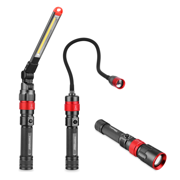 Latarka LED 3w1 Germina wielofunkcyjna bateryjna   walizka 1kpl.
