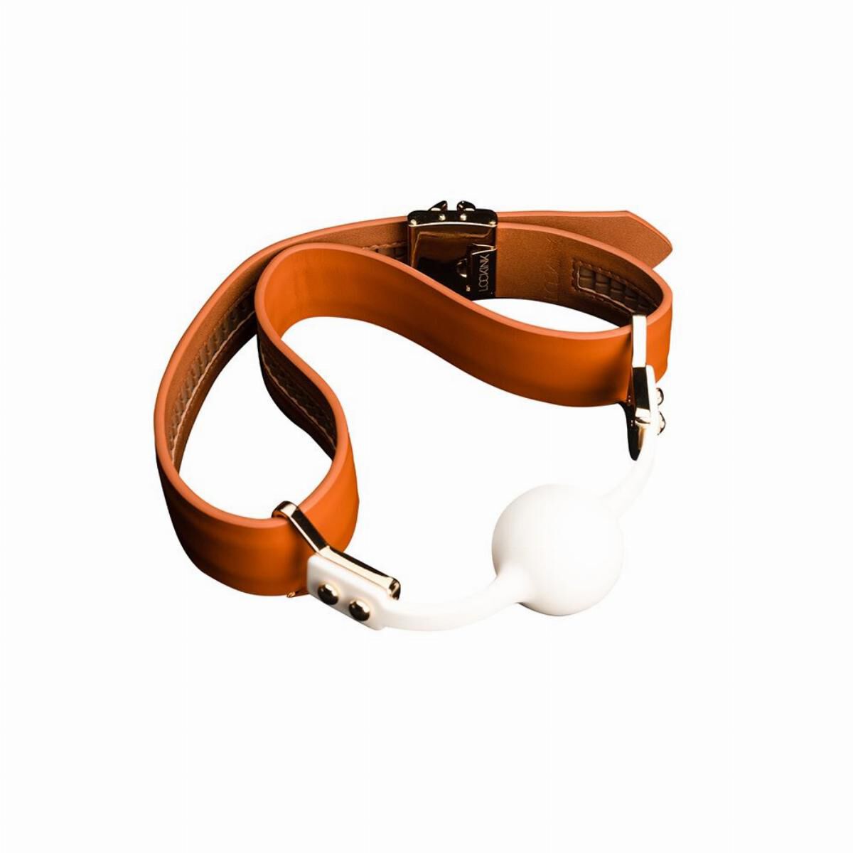 Lockink Ball-Gag & Gag-Bite Set Brown