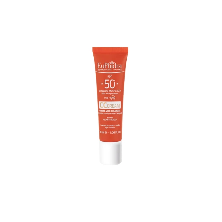 EUPHIDRA Euphidra Medium Dark Getönte Gesichtscreme LSF 50+ 30 ml Tonisierend und vereinheitlichend