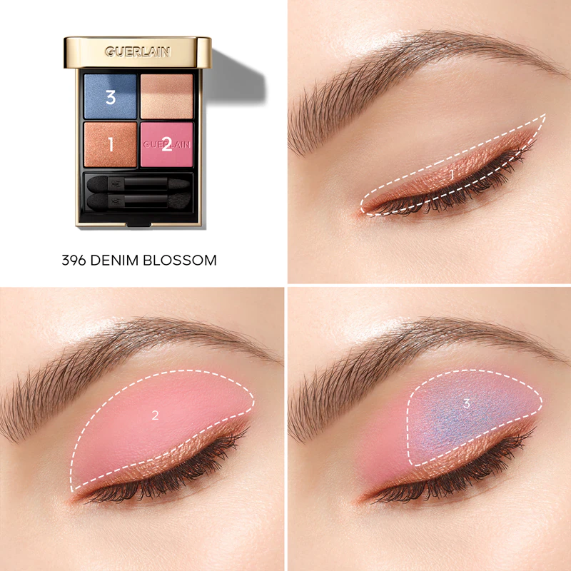 GUERLAIN Blooming Denim Ombres G oogschaduwpalet