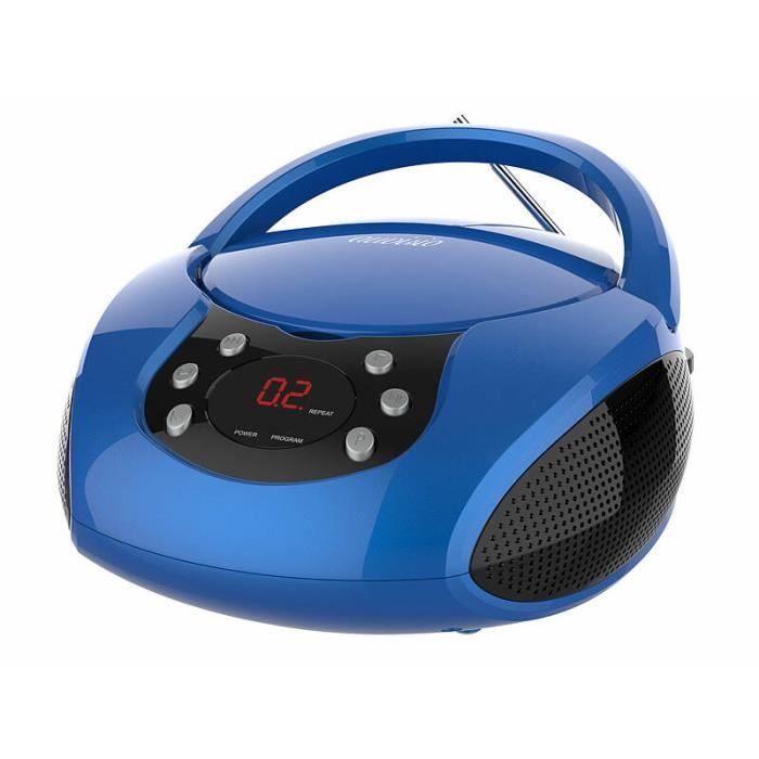Portable CD player - Auvisio - Boombox - Stereo - FM radio - AUX input