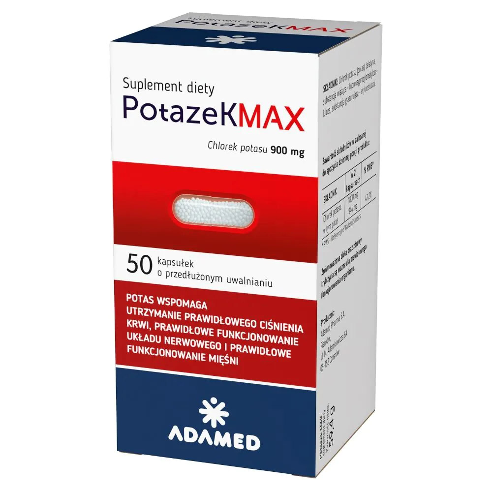 Potazek Max Kapsułki o przedłużonym uwalnianiu