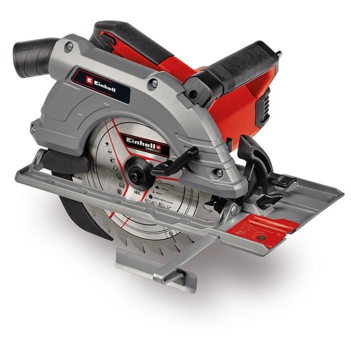 Einhell Scie circulaire 190mm TE-CS 190/1 ( 1500 W, 5 500 tours par minute) Livré avec lame aux carbures de tungstène