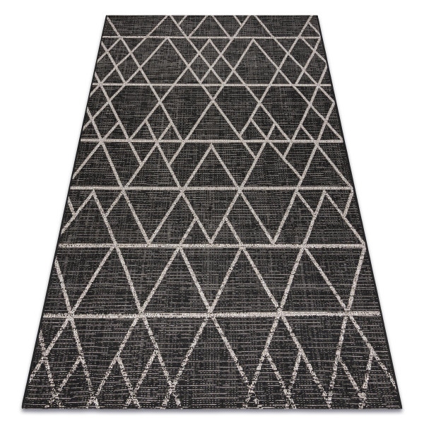 DYWAN SZNURKOWY SIZAL FLOORLUX 20508 black / 60x110 cm