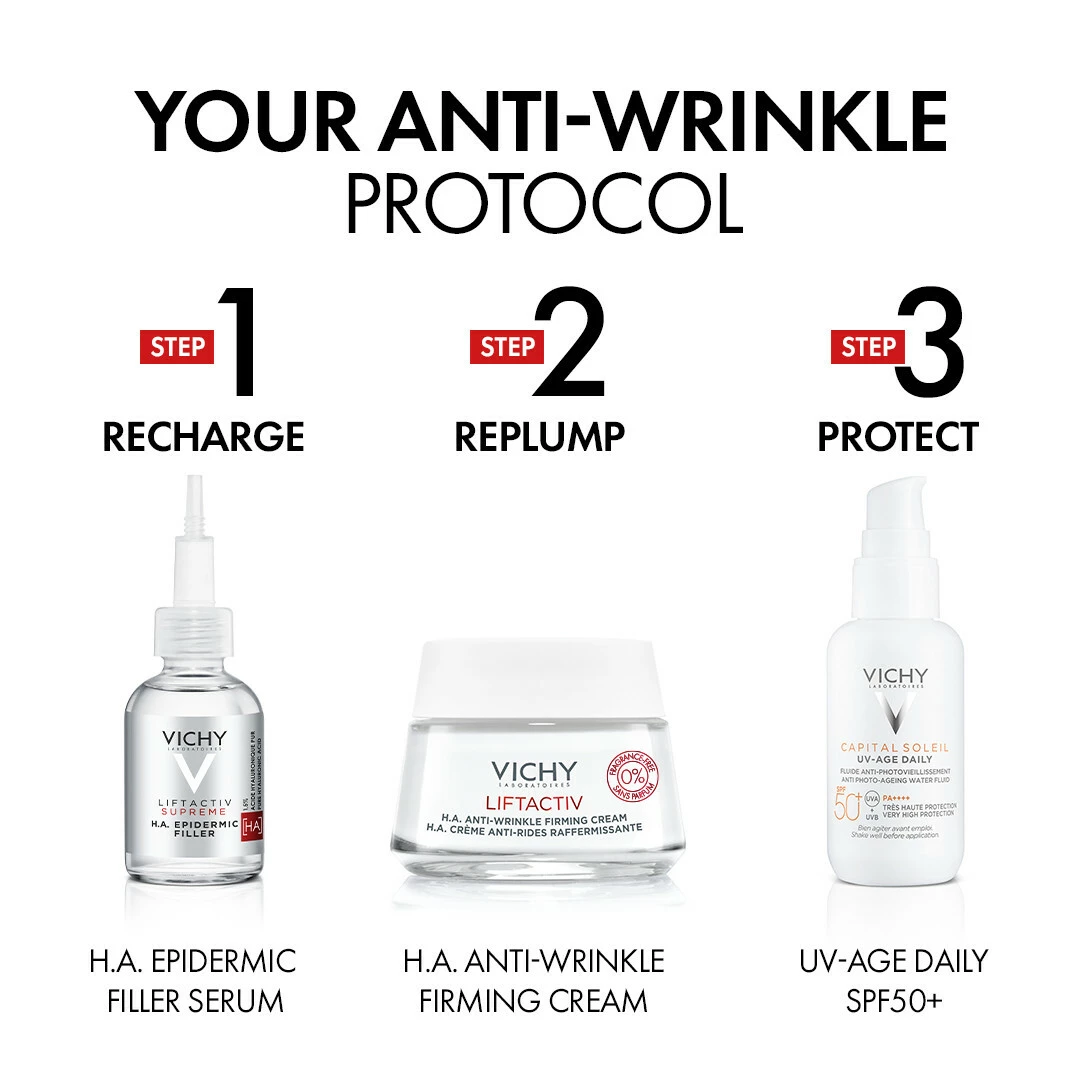 Liftactiv HA zpevňující denní krém proti vráskám 50 ml - Vichy