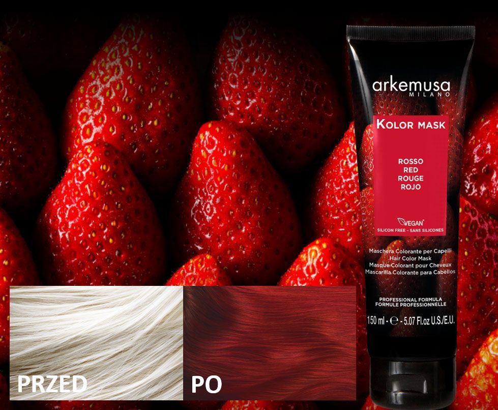 „Kolor Mask“ plaukų dažymo kaukė Profesionalios kirpyklos