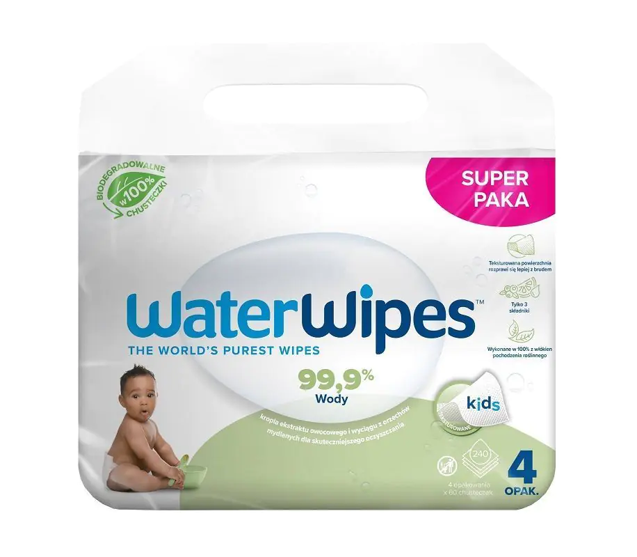 WaterWipes BIOSoapberry Chusteczki nawilżane dla niemowląt