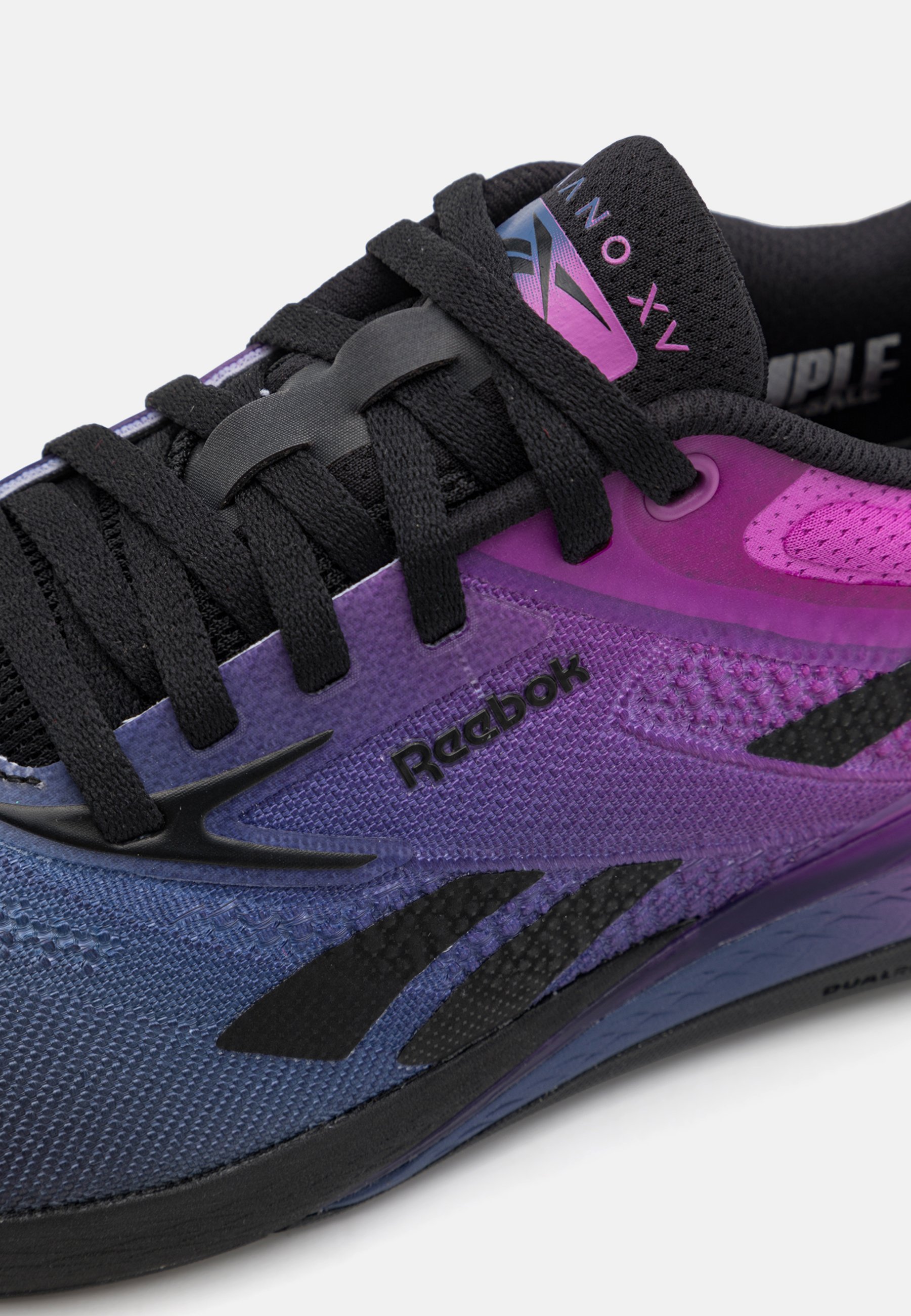 Reebok NANO X5 - Trainingsschoen - zwart/twilight purple/purple rave