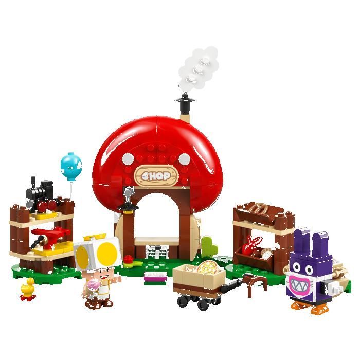 LEGO Super Mario 71429 Nabbit en Toad's Winkel Uitbreidingsset Cadeaus Speelgoed Verzamelobjecten 7+