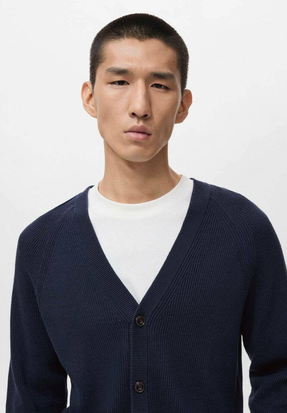 Cardigan Mango - blu scuro