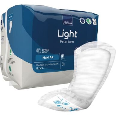 Abena Light Premium diskretni jednostruki zavoj Maxi 4A diskretni i prozračni dnevni zavoji 8 komada 8 komada