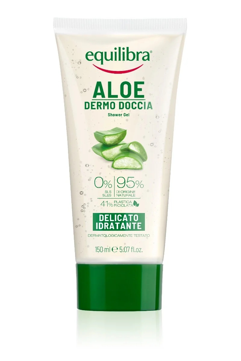 EQUILIBRA Equilibra kehakomplekt Aloe rahustav dermogeel 150 ml + Dermo dušš 150 ml