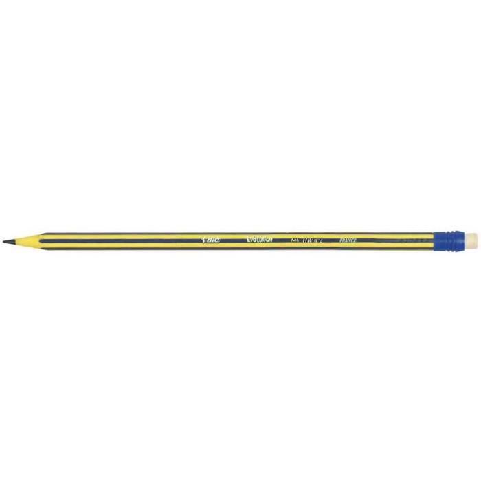 Crayon - BIC - Evolution 646 - HB - 2 mm - Assortiment de couleurs - Mixte