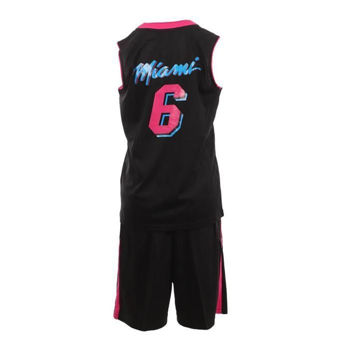 Ensemble basket junior - Miami - Noir - 12 ans - 100% polyester