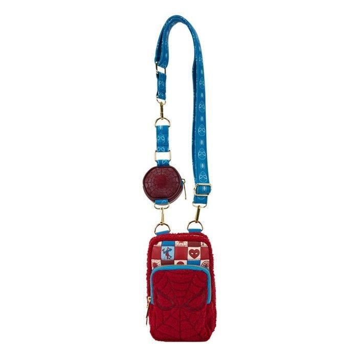 Loungefly - Marvel - Bolso bandolera para teléfono móvil con monedero de Spider-Man de Loungefly