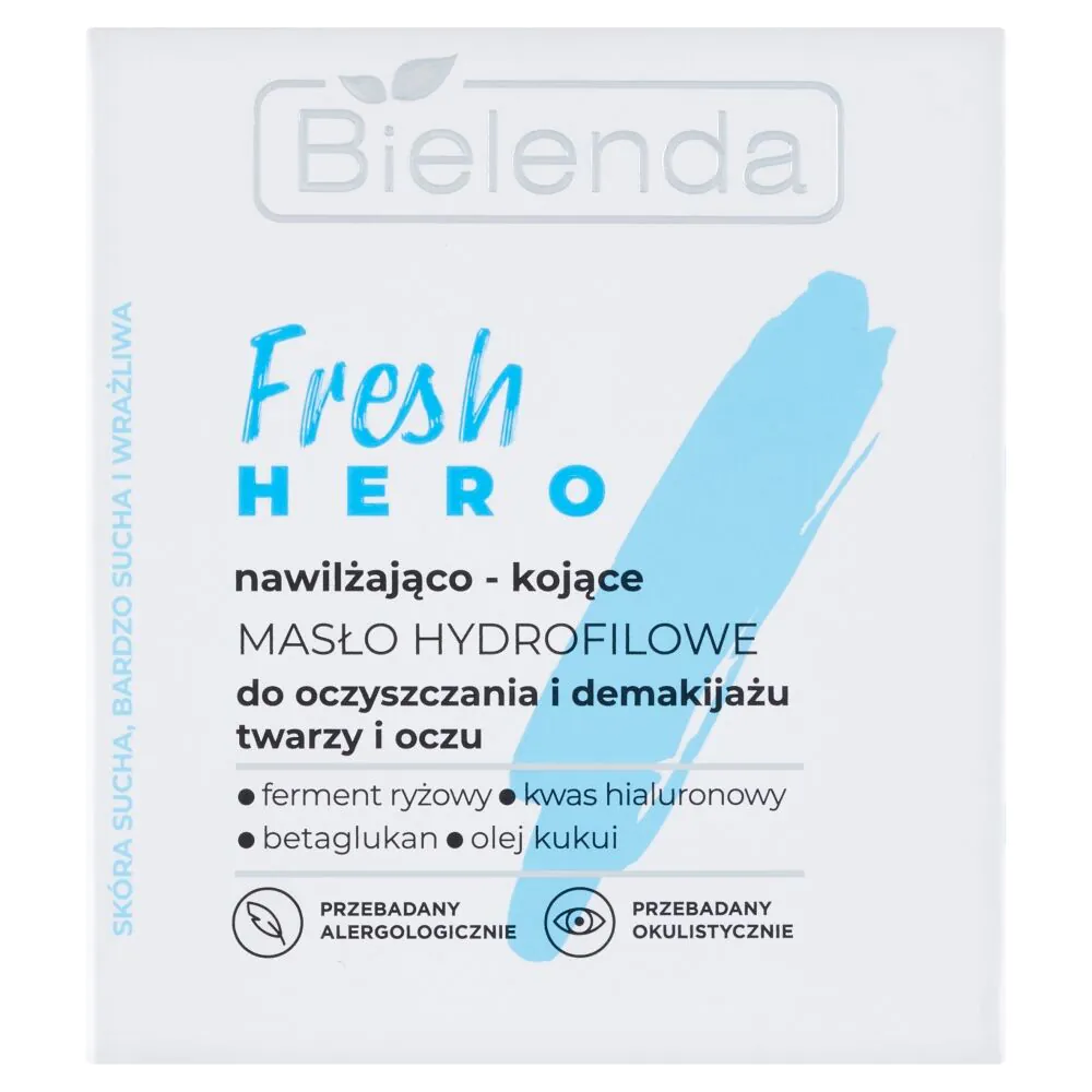 Bielenda Fresh Hero nawilżająco-kojące masło hydrofilowe do oczyszczania i demakijażu