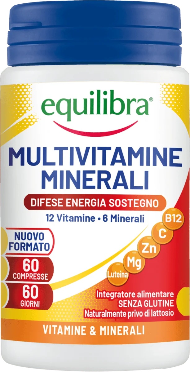 EQUILIBRA Equilibra Multivitam Min 60 δισκία Πολυβιταμίνη με λουτεΐνη