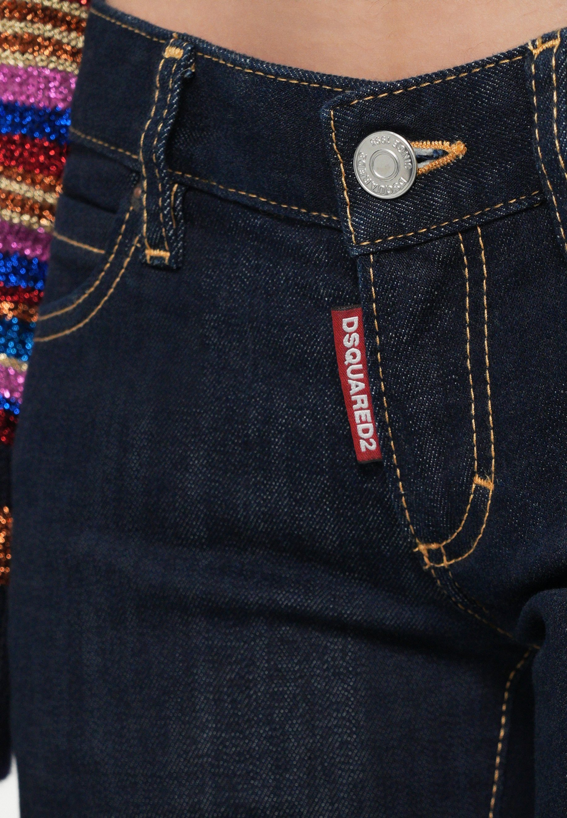 Dsquared2 VENUS - Jeans a zampa - blu navy