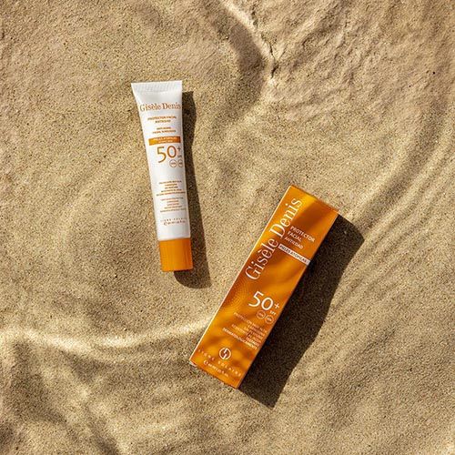 Крема за сунчање против старења за атопијску кожу SPF 50 Заштита лица
