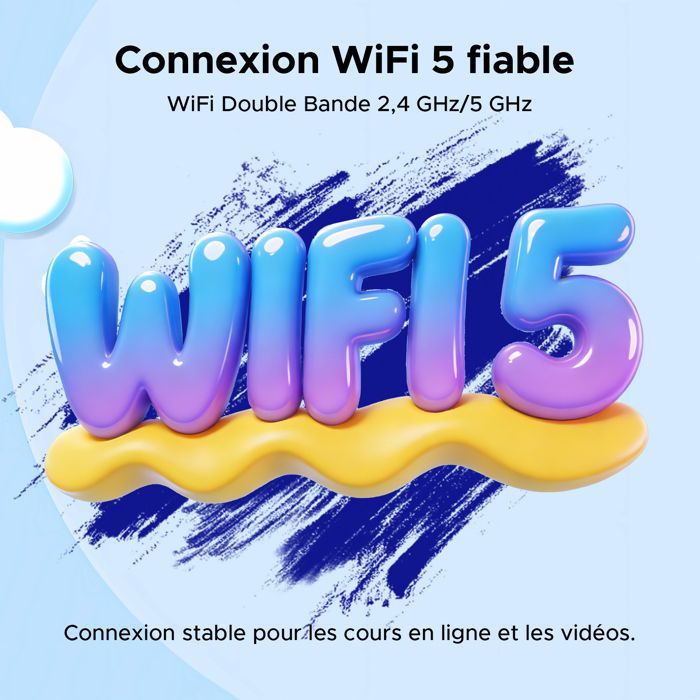 AORLYM P10 KID Tablette Tactile Android 16,Tablette avec Stylet,10.1 Pouces,7000mAh,8 MP,TF card - Bleu