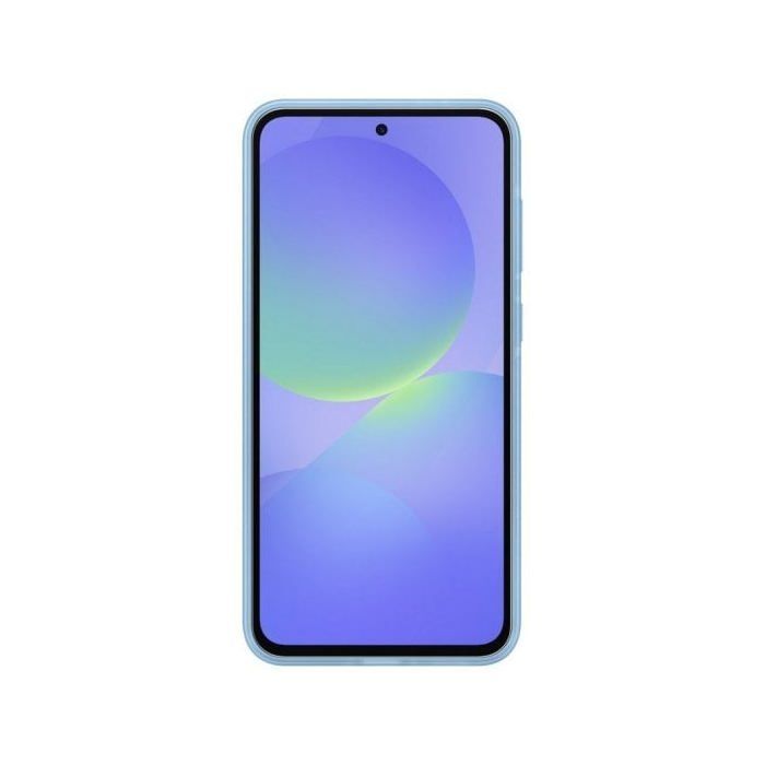 Funda trasera y carcasa azul para Samsung Galaxy A36 5G con tarjetero.