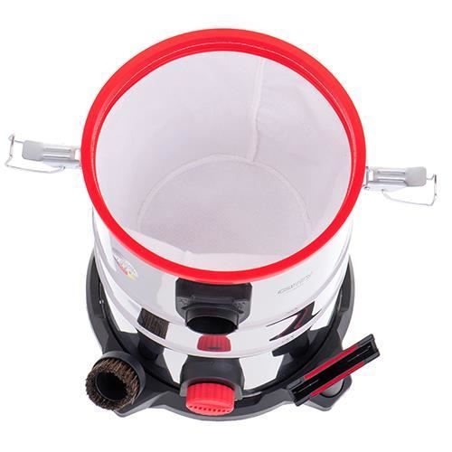 Aspirapolvere industriale - APIRATEUR - 1200 W - 20 L - Rosso - Attacco per accessorio aggiuntivo