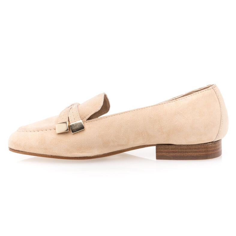 Mocassins / chaussures bateau Femme Beige