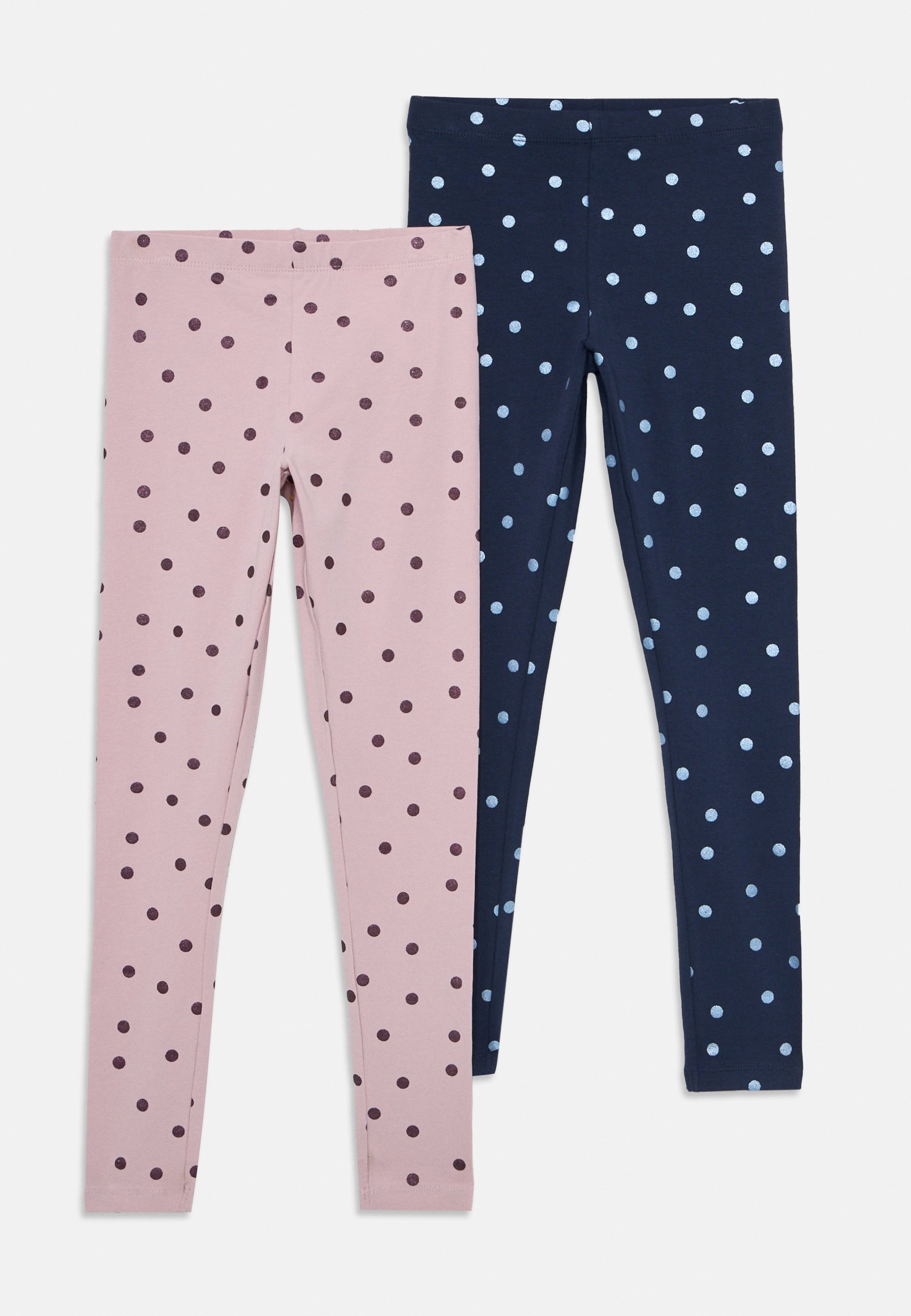 Chiamalo NKFVIVIAN 2 PACK - Leggings - Pantaloni - lilla brunitopack: blazer blu navy