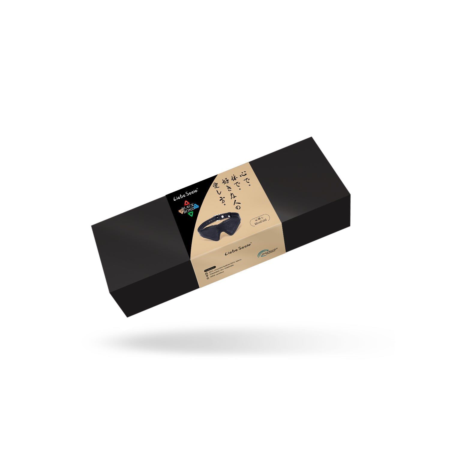 Liebe Seele Black Bond Leather Blindfold