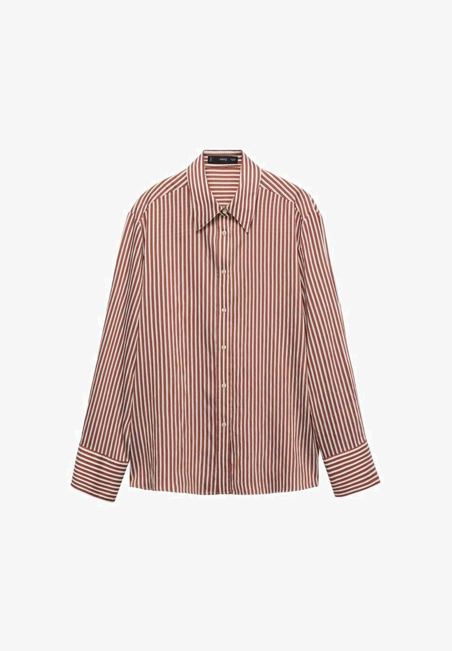 Chemisier Mango à boutons - marron
