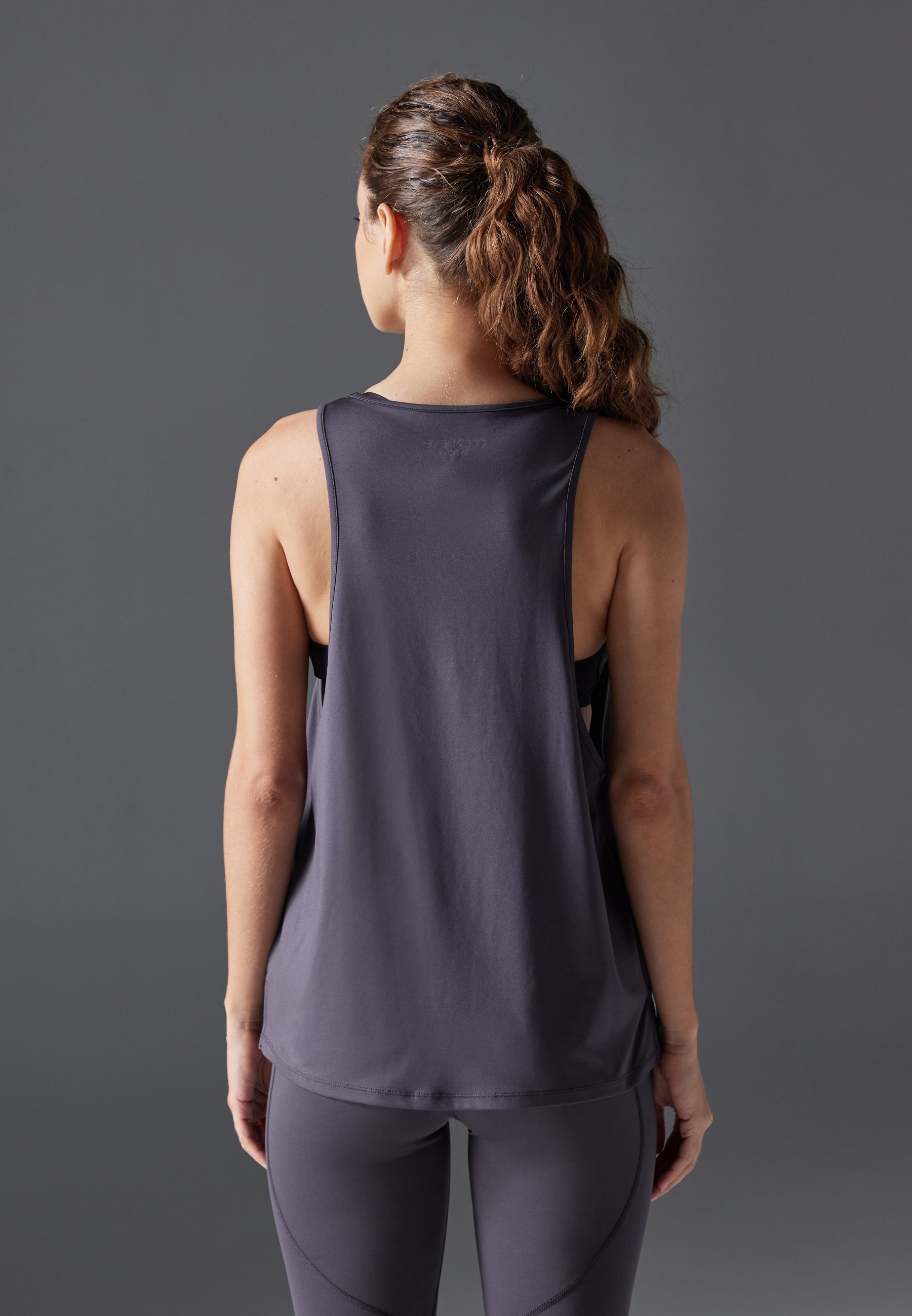 Even&Odd active ESSENTIAL SPORTS VEST - Top - donkergrijs