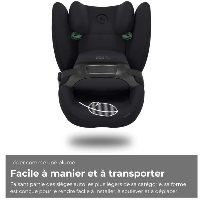 Seggiolino auto Cybex Pallas B i-Size CBX - da 76 a 150 cm - da 9 a 50 kg - da 15 mesi a 12 anni - Nero puro