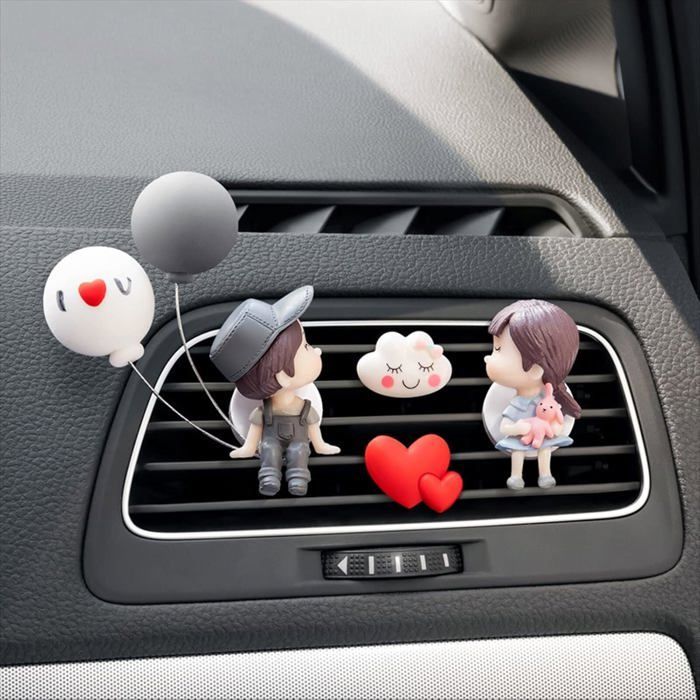 Auto-Lufterfrischer – GROSS – Aromatherapie-Clip – Diffusor – Dekoration – Verschiedene Farben