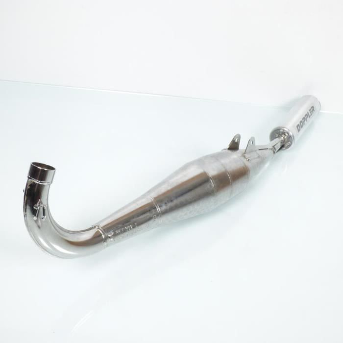 Pot d échappement Doppler pour mobylette Peugeot 50 103 SPX ER1 / 302-D Chrome Édition
