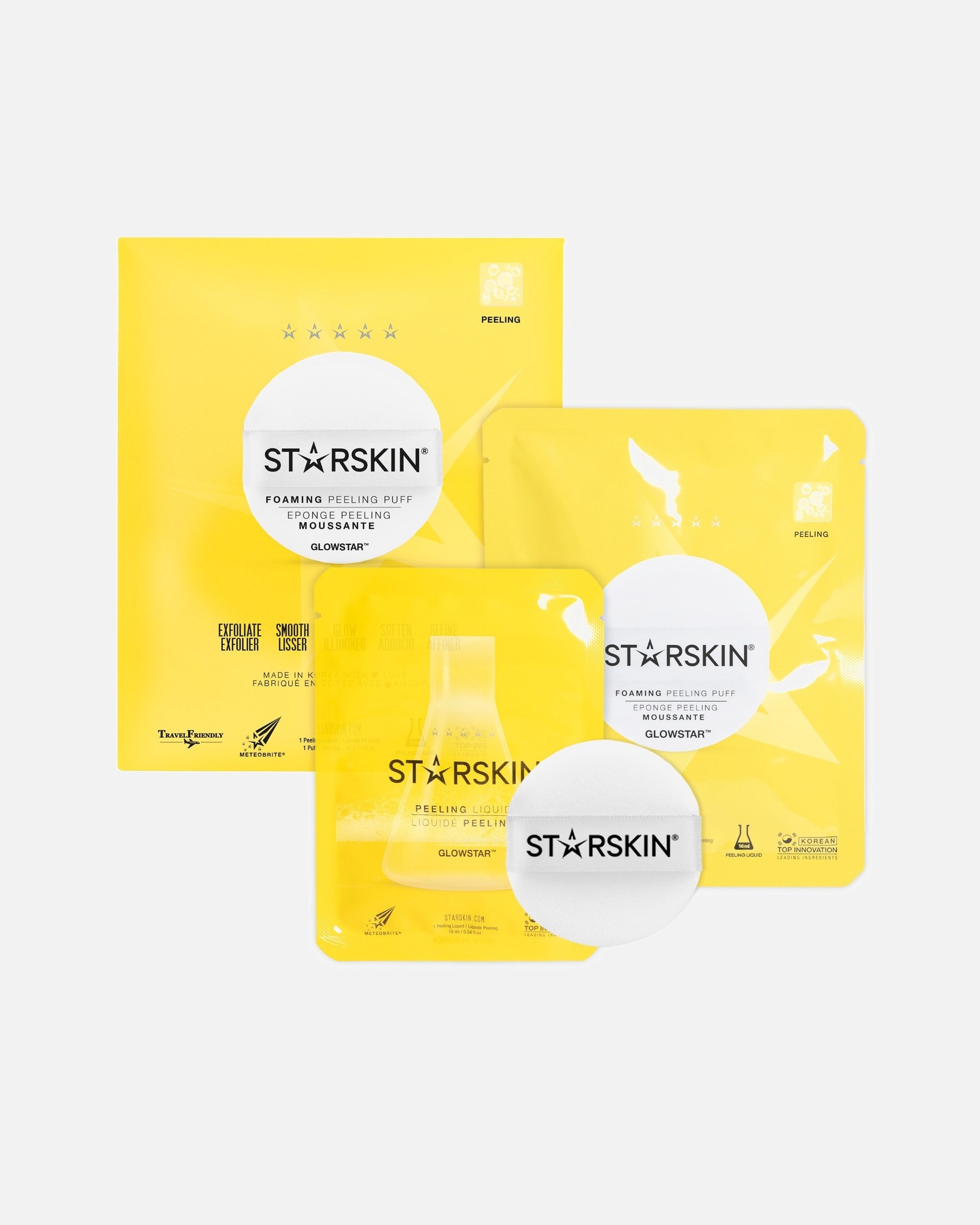 STARSKIN® Glow Mask Glowstar™ putojošais pīlinga sūklis perfekcijai – 16 ml