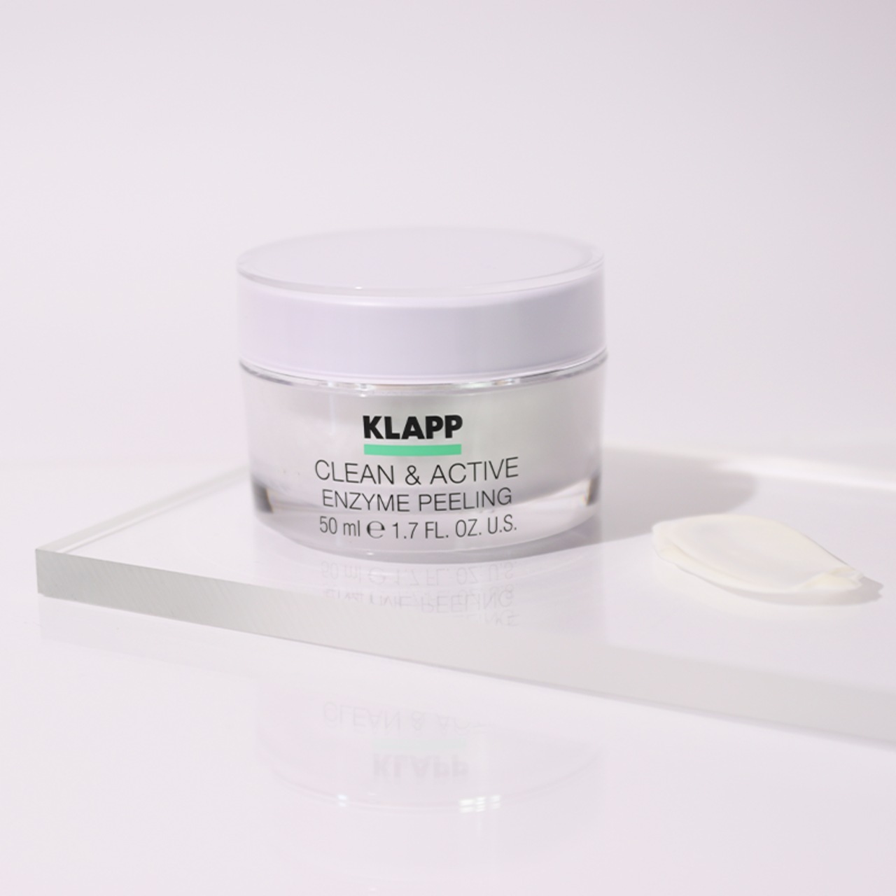 Klapp piling za lice Clean & Active enzimski piling - 50 ml