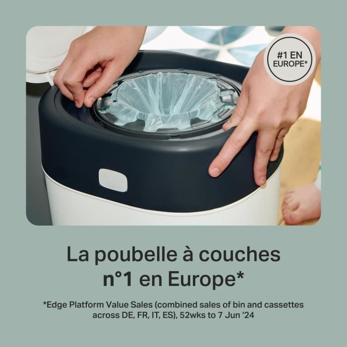 TOMMEE TIPEE - Recharges pour poubelles à couches - Twist & Click - Film multicouche antibactérien - Pack de 18
