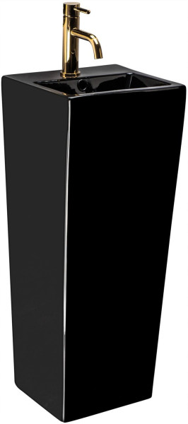 Umywalka ceramiczna wolnowolnowolnostojąca Kamila Black